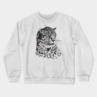 Jaguar portrait Crewneck Sweatshirt